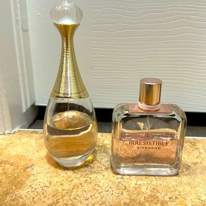 Luxury perfume lot J’adore Dior Irresistible Givenchy